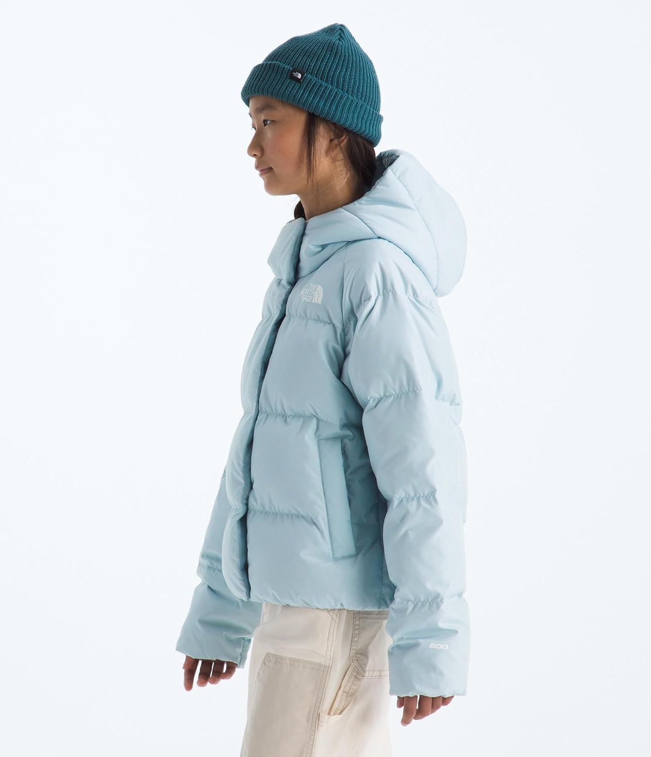 image:imageNorth Down Hooded Jacket GirlsPolar Haze