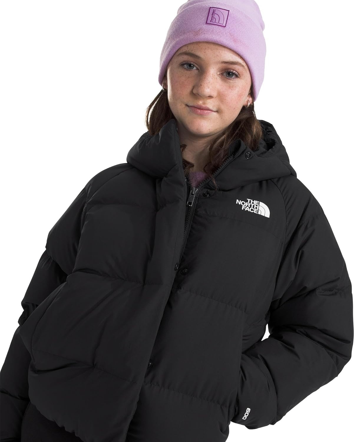 image:imageNorth Down Hooded Jacket GirlsTnf Black
