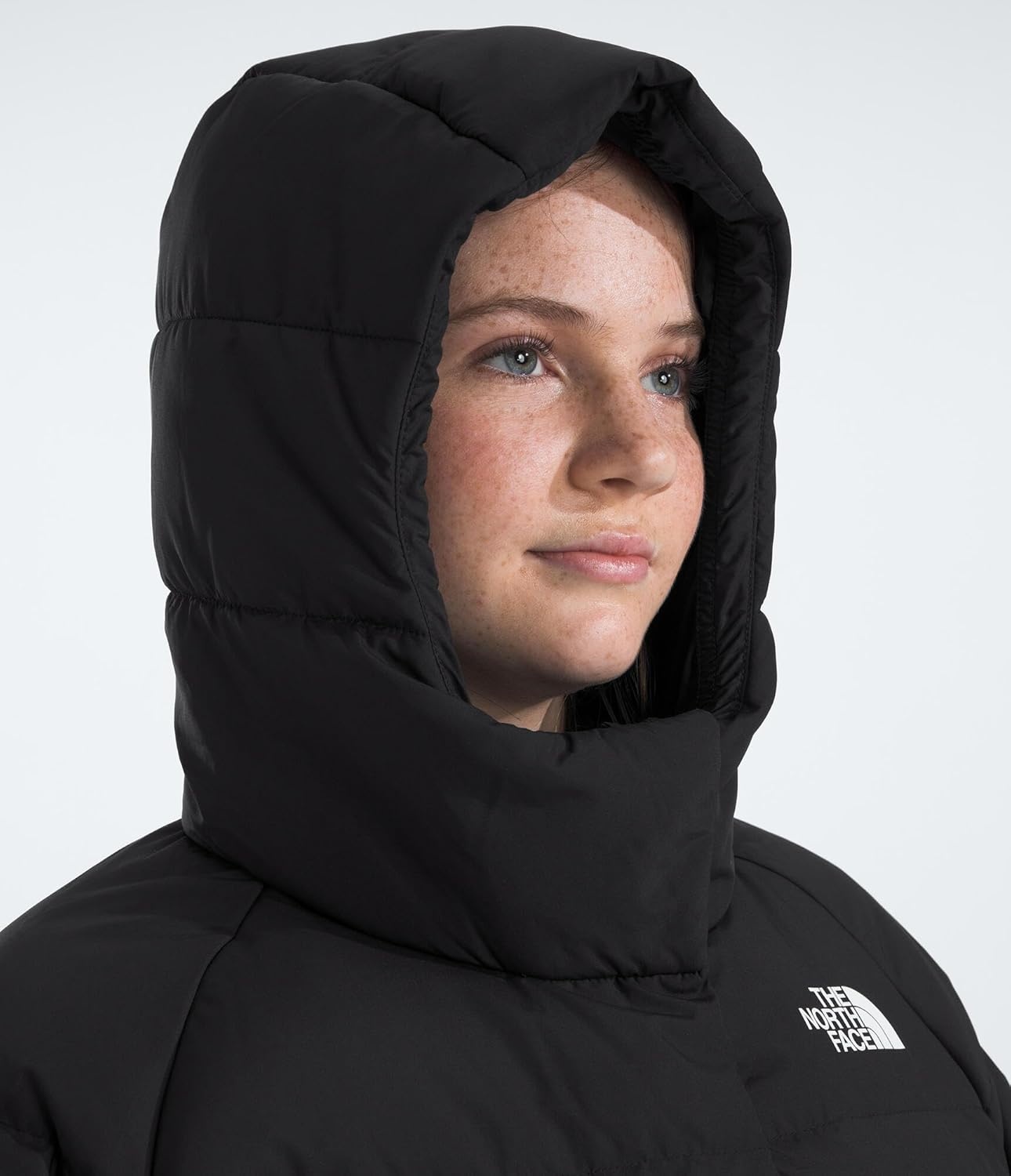 image:imageNorth Down Hooded Jacket GirlsTnf Black