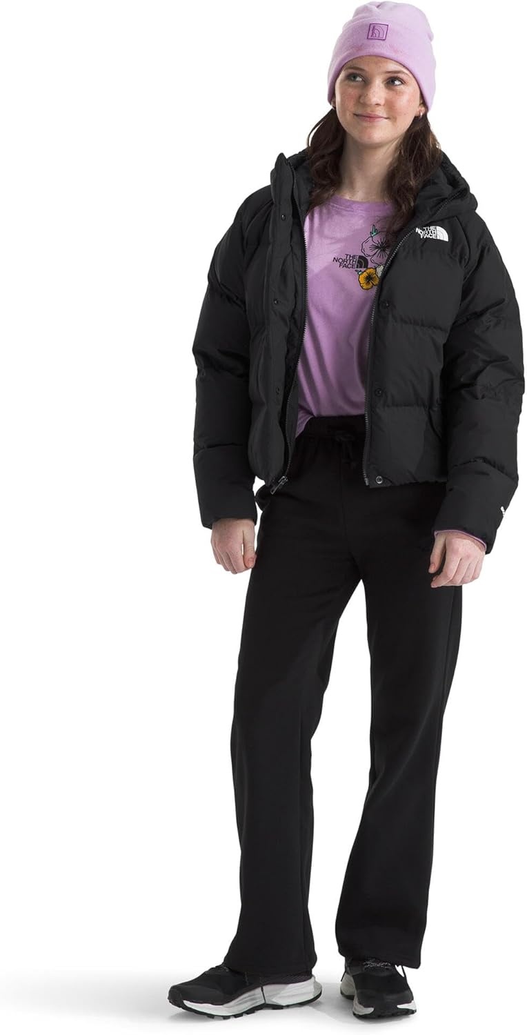 image:imageNorth Down Hooded Jacket GirlsTnf Black