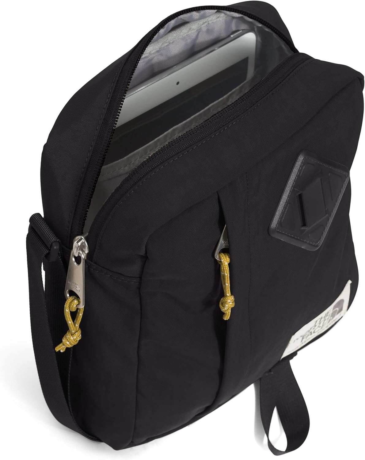 image:imageTHE NORTH FACE Berkeley Crossbody Bag Adjustable Strap Waterrepellent Finish Internal Divider amp External PocketTnf BlackMineral Gold