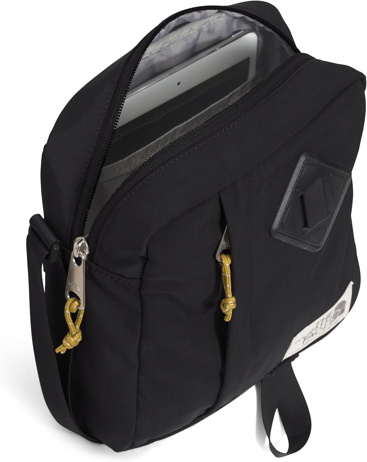 image:imageTHE NORTH FACE Berkeley Crossbody Bag Adjustable Strap Waterrepellent Finish Internal Divider amp External PocketTnf BlackMineral Goldnpf