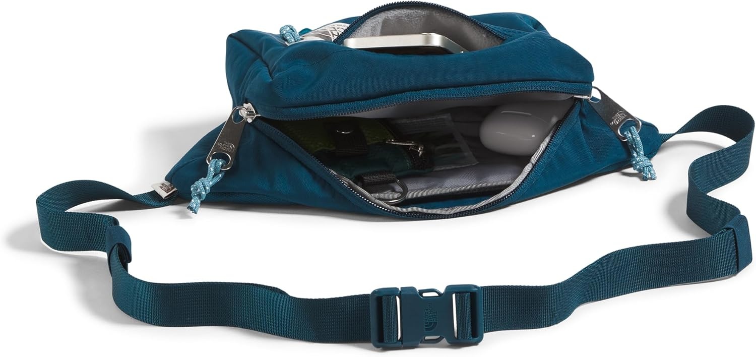 image:imageTHE NORTH FACE Berkeley Lumbar Bag Waterrepellent Fanny Pack for Men amp Women External Pocket amp Adjustable StrapMidnight PetrolAlgae Blue