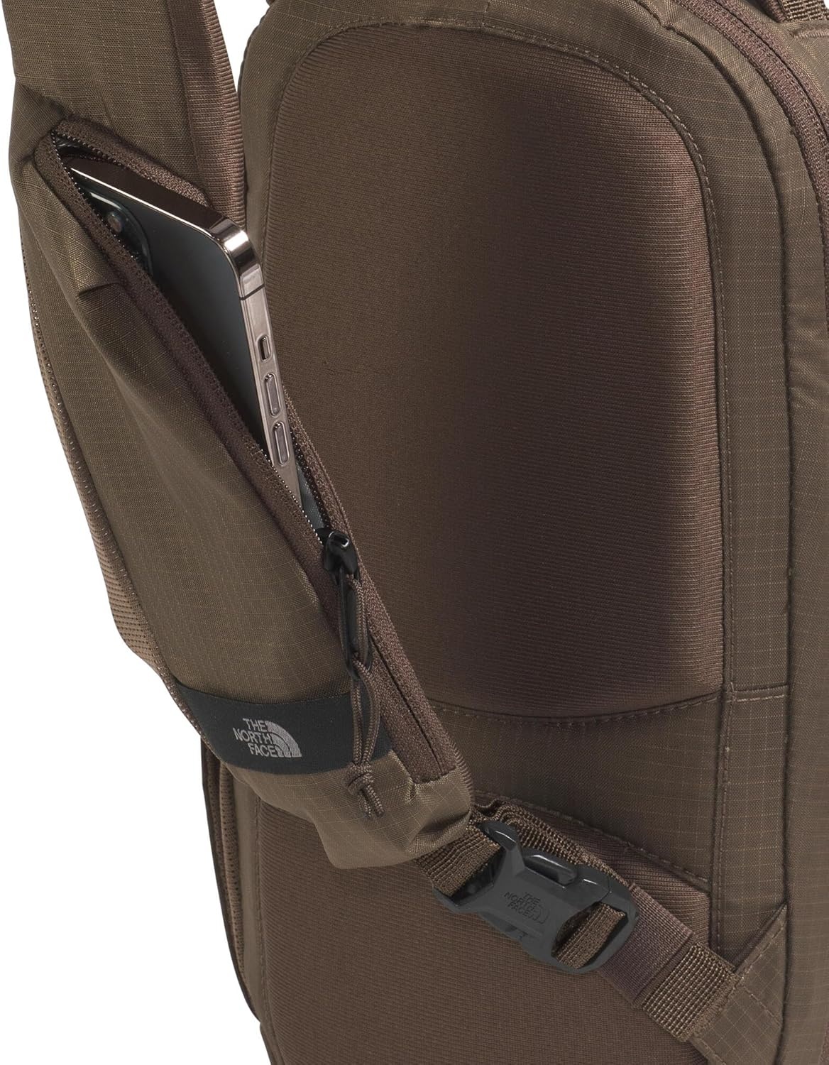 image:imageTHE NORTH FACE Borealis SIing Bag Crossbody Adjustable Strap Water Repellent Finish Multiple Compartments Tablet SleeveSmokey BrownLatte