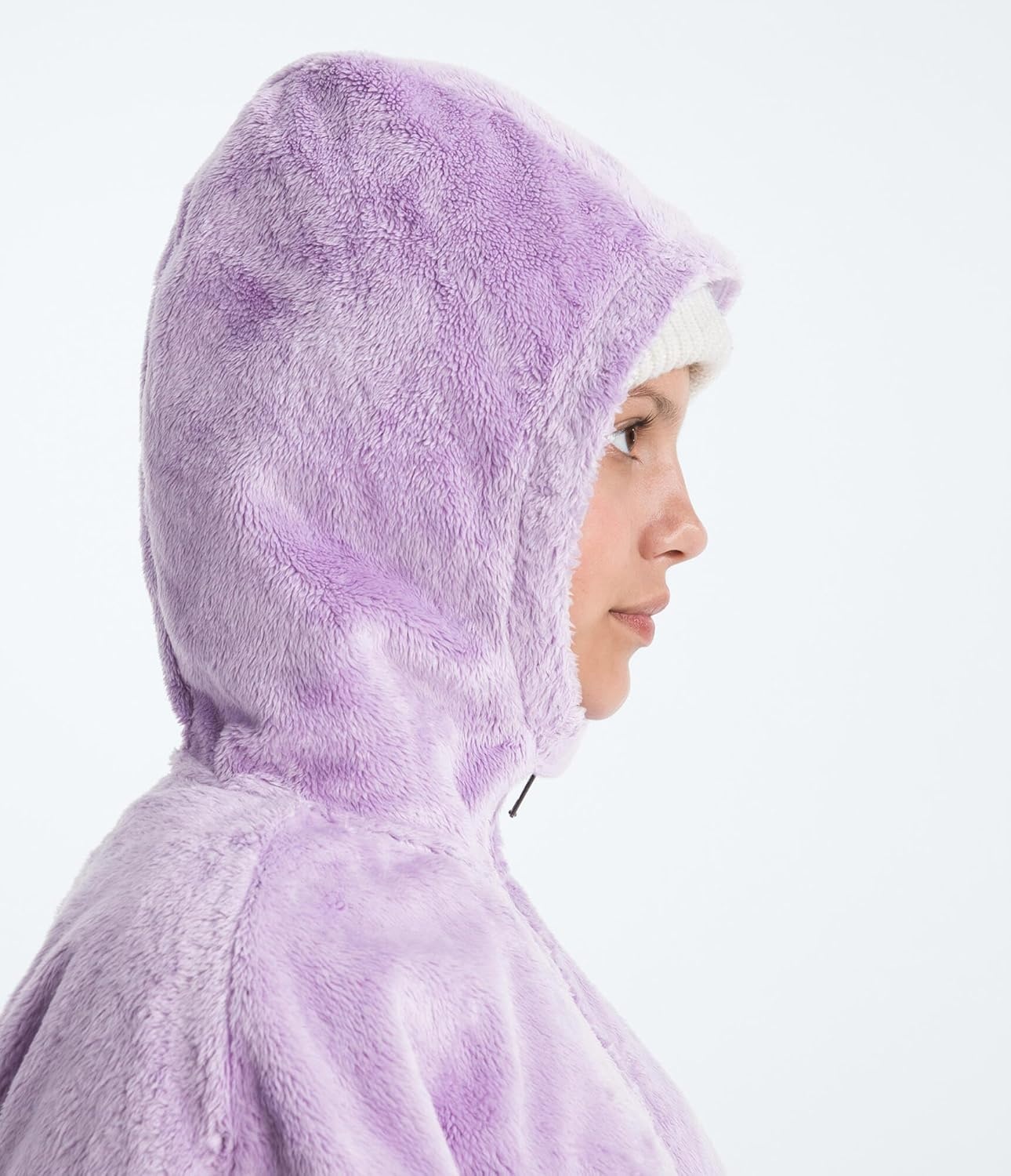 image:imageTHE NORTH FACE Girls Osito Full Zip Hoodie Fleece Hooded Jacket With Hand Pockets amp Durable Ribbed CollarLite Lilac