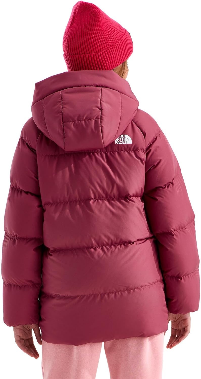 image:imageTHE NORTH FACE Kids North Down FleeceLined Short Parka 600 Fill Recycled Waterfowl Down Insulated Water RepellentFermented Clay