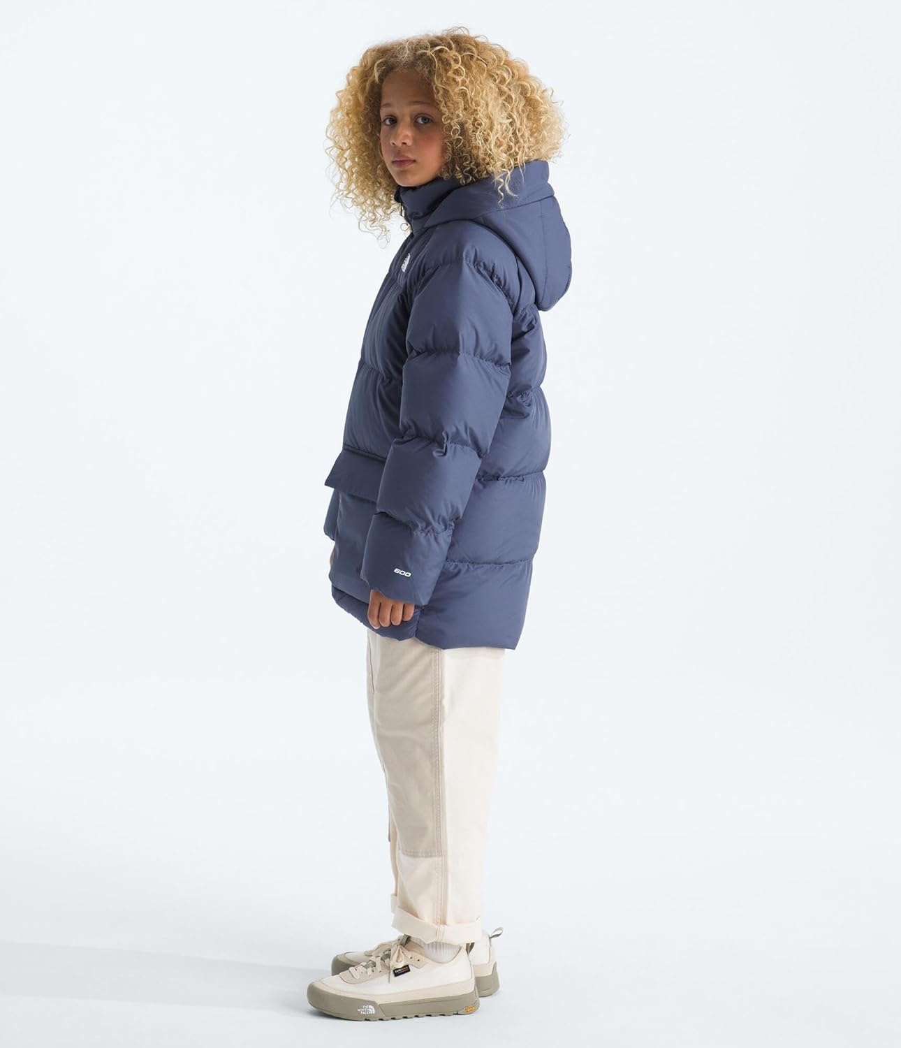 image:imageTHE NORTH FACE Kids North Down FleeceLined Short Parka 600 Fill Recycled Waterfowl Down Insulated Water RepellentTwilight Galaxy
