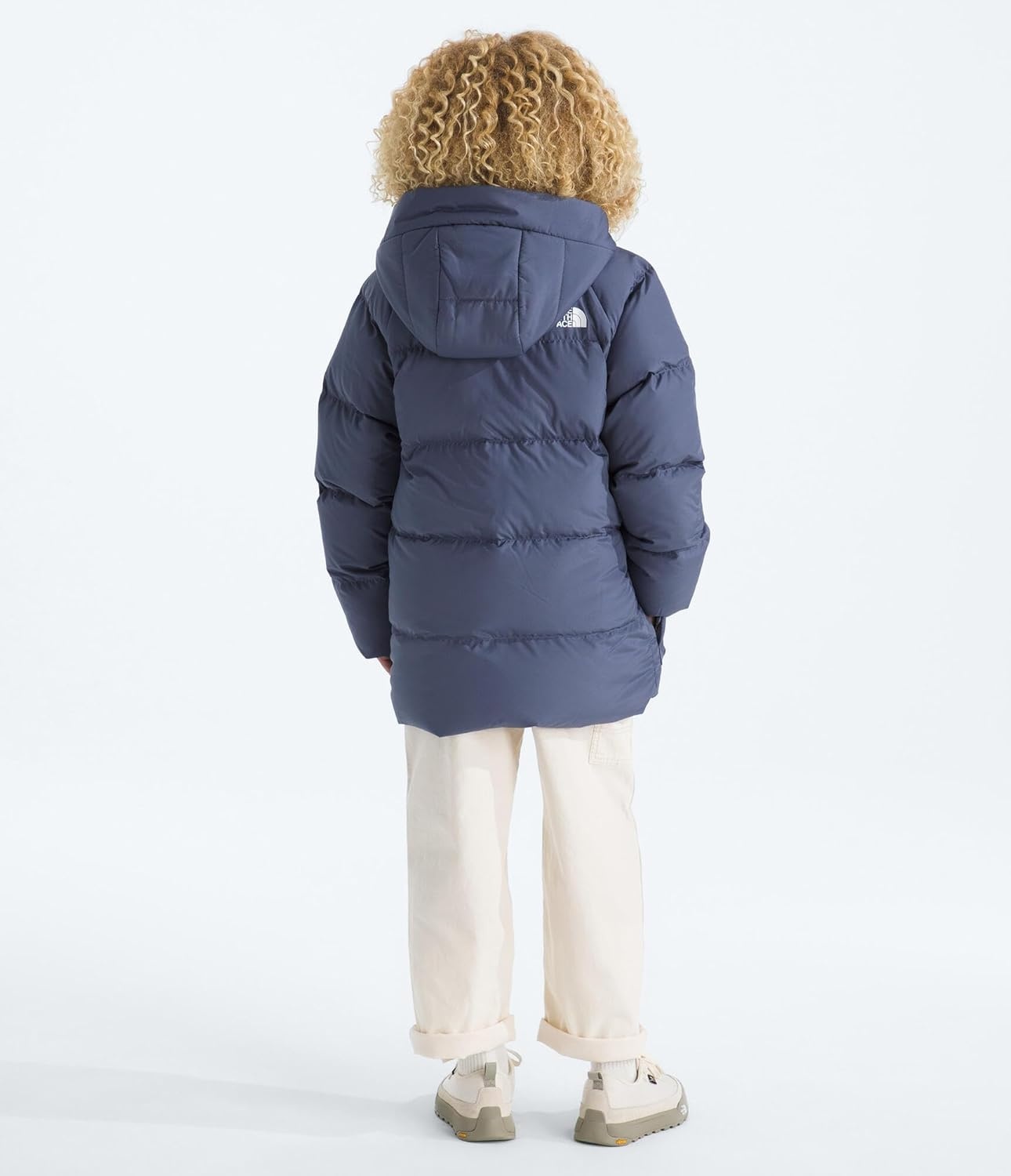 image:imageTHE NORTH FACE Kids North Down FleeceLined Short Parka 600 Fill Recycled Waterfowl Down Insulated Water RepellentTwilight Galaxy