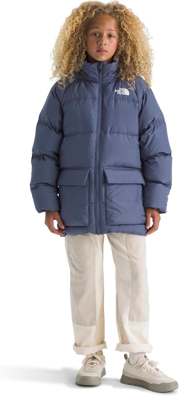 image:imageTHE NORTH FACE Kids North Down FleeceLined Short Parka 600 Fill Recycled Waterfowl Down Insulated Water RepellentTwilight Galaxy