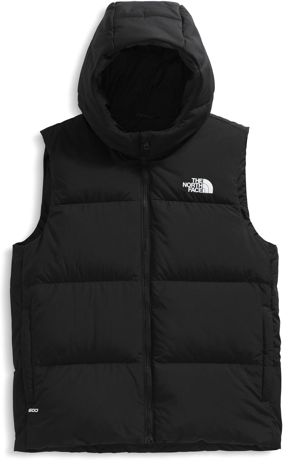 image:imageTHE NORTH FACE Kids North Down Hooded Vest 600 Fill Recycled Waterfowl Down Insulated Water Repellent Zip PocketsTnf Black