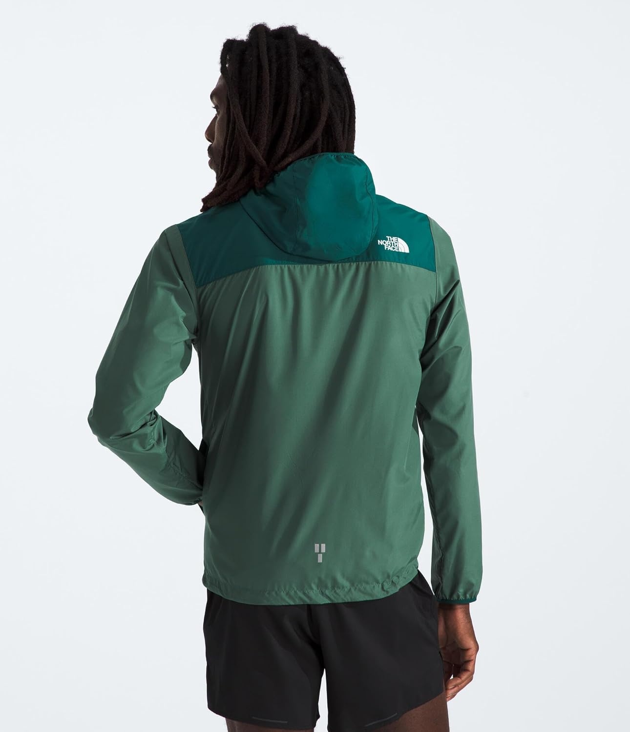 image:imageTHE NORTH FACE Mens Higher Run Wind JacketDuck GreenDeep Nori