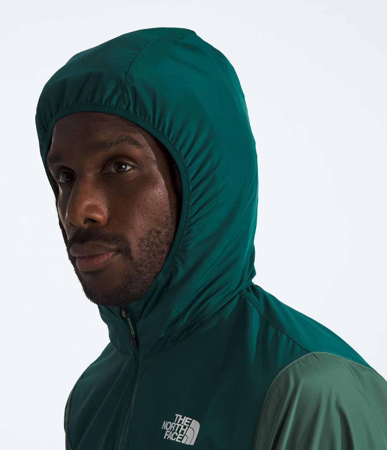 image:imageTHE NORTH FACE Mens Higher Run Wind JacketDuck GreenDeep Nori