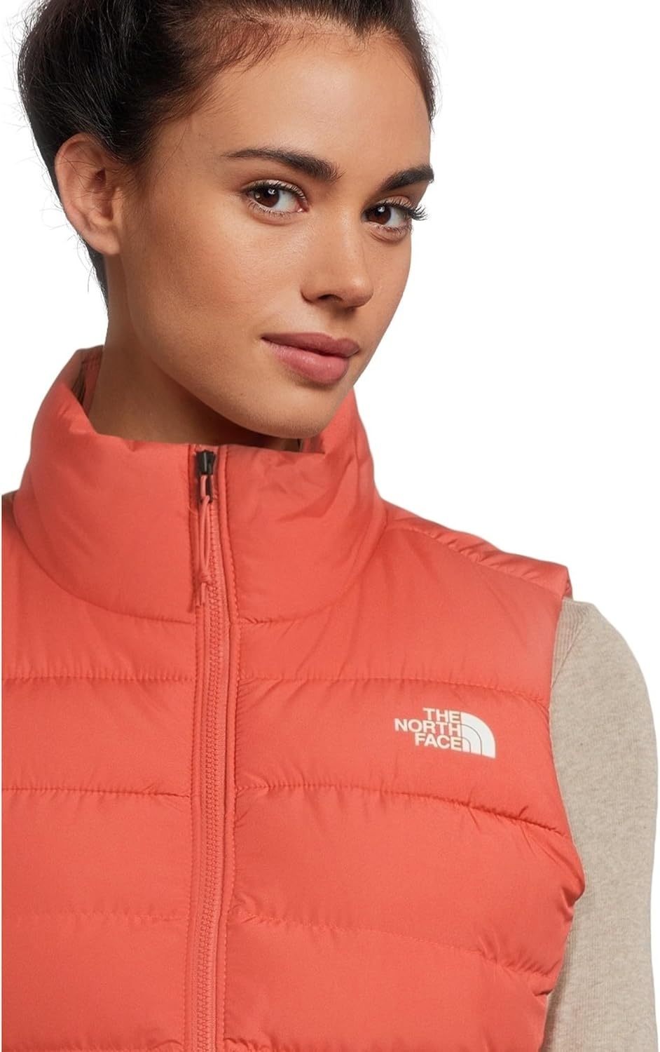 image:imageTHE NORTH FACE Womens Aconcagua 3 Insulated Vest Wind Resistant Water Repellent 600 Fill Waterfowl Down InsulationMars Dust