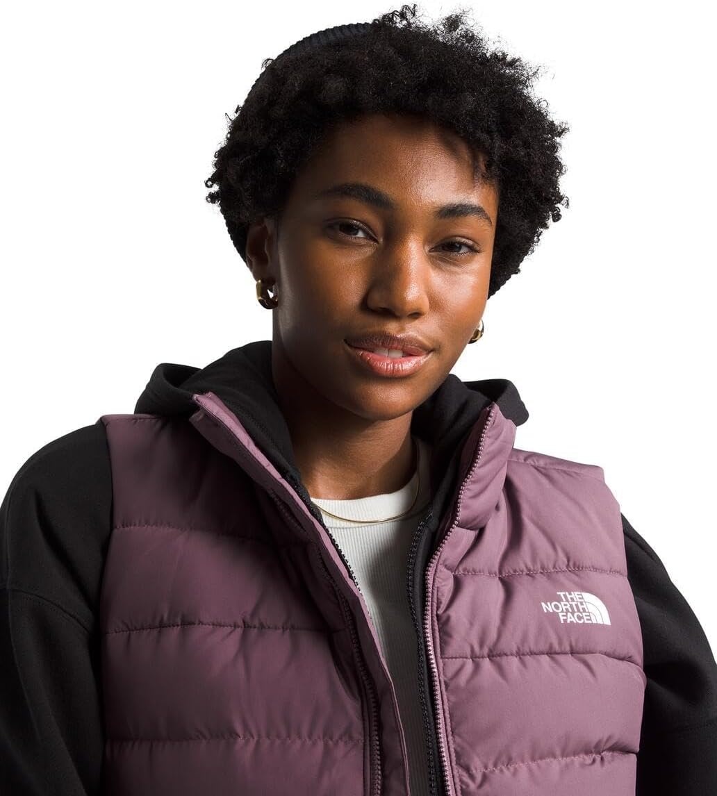 image:imageTHE NORTH FACE Womens Aconcagua 3 Insulated Vest Wind Resistant Water Repellent 600 Fill Waterfowl Down InsulationMidnight Mauve