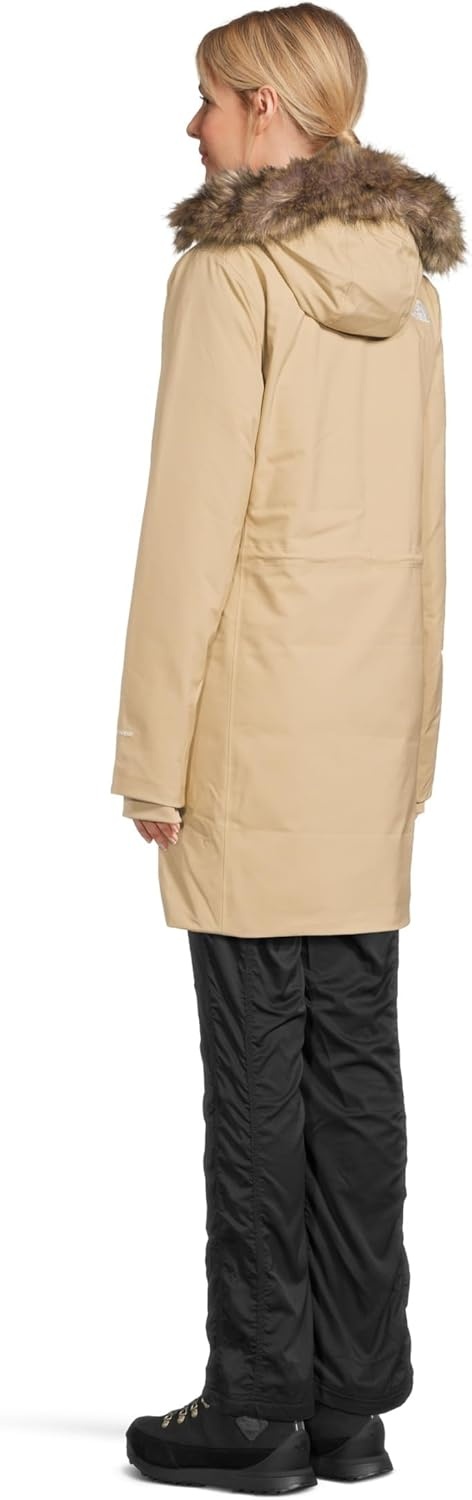 image:imageTHE NORTH FACE Womens Arctic Parka Standard amp Plus Size Waterproof Shell Recycled Down Insulation Adjustable HoodKhaki Stone