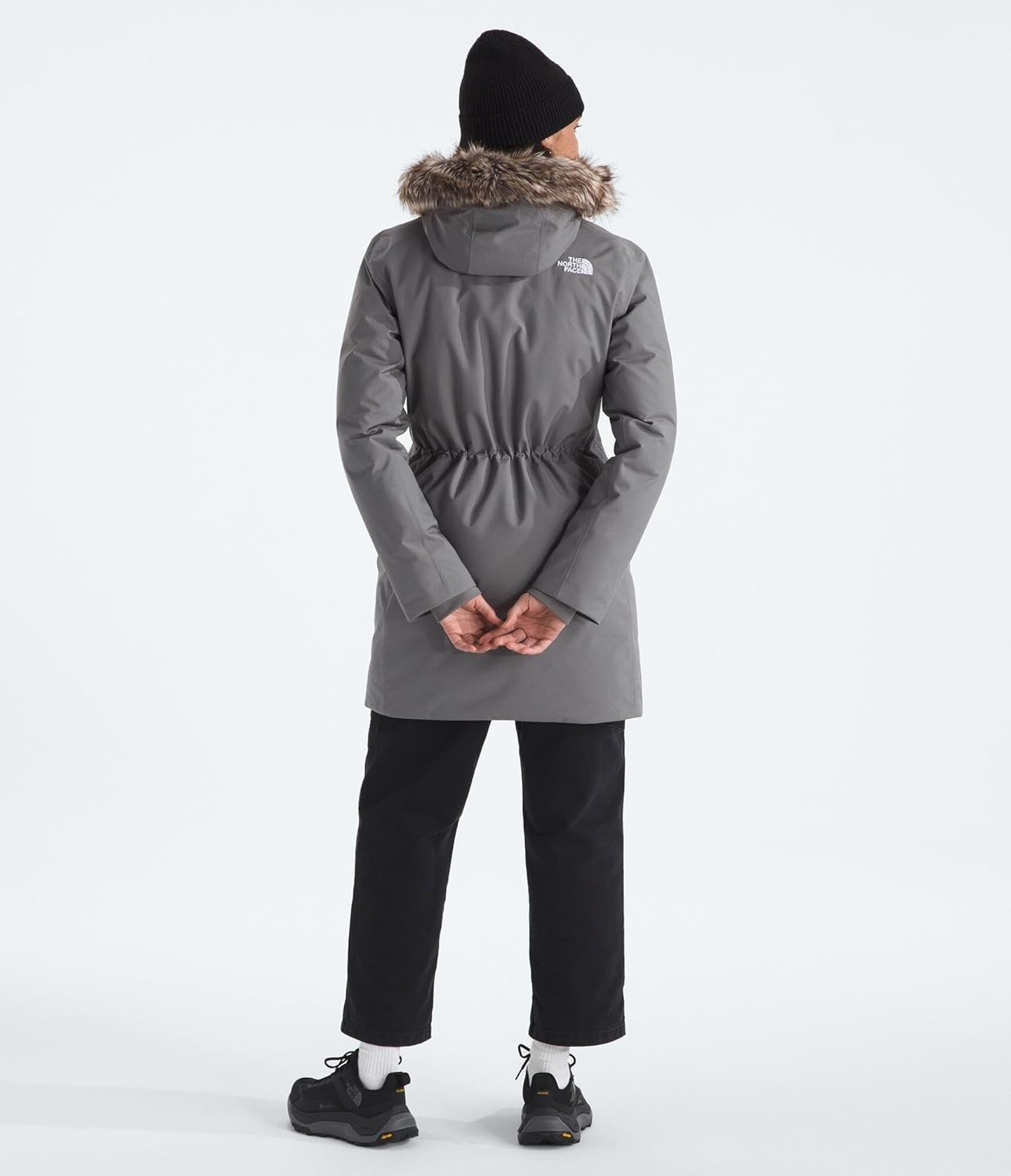 image:imageTHE NORTH FACE Womens Arctic Parka Standard amp Plus Size Waterproof Shell Recycled Down Insulation Adjustable HoodSmoked Pearl