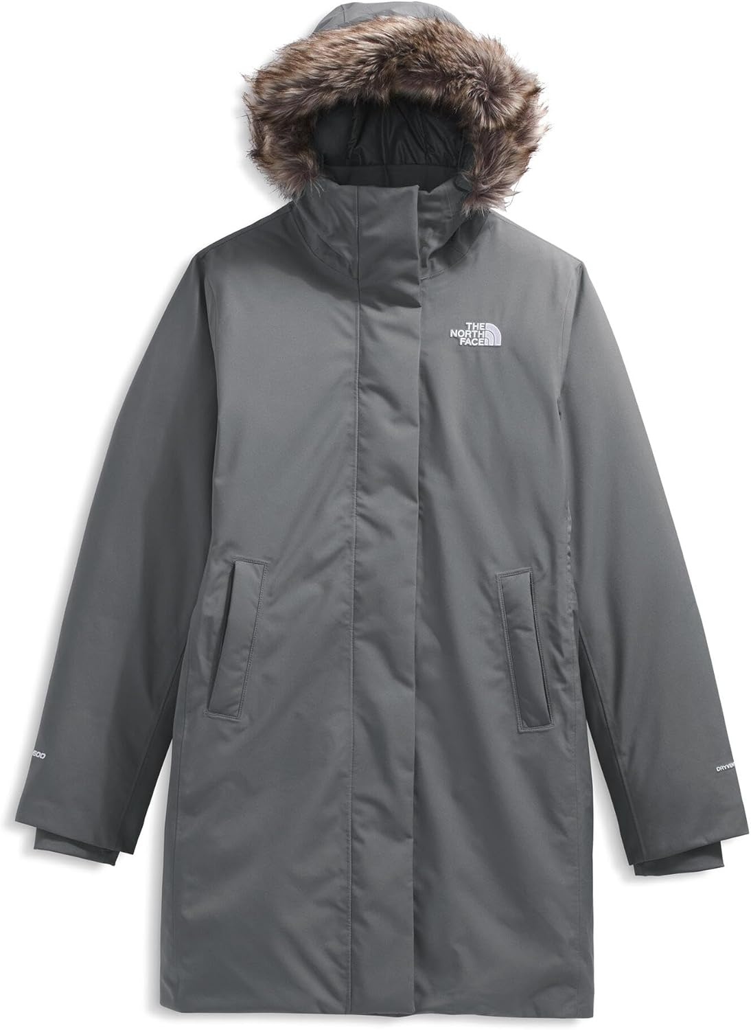 image:imageTHE NORTH FACE Womens Arctic Parka Standard amp Plus Size Waterproof Shell Recycled Down Insulation Adjustable HoodSmoked Pearl
