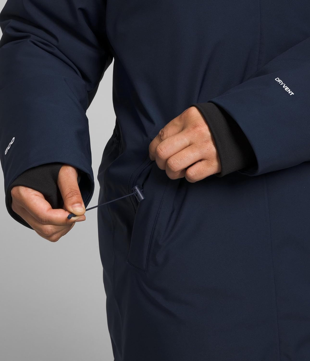 image:imageTHE NORTH FACE Womens Arctic Parka Standard amp Plus Size Waterproof Shell Recycled Down Insulation Adjustable HoodSummit Navy