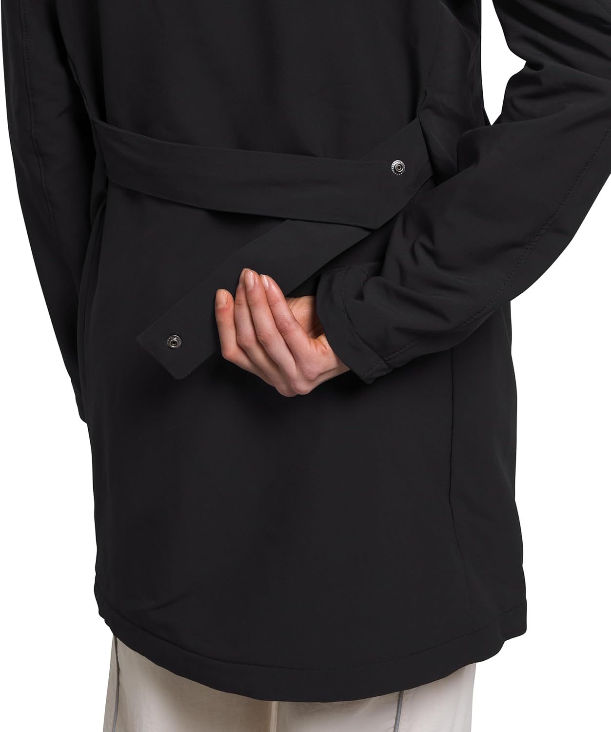 image:imageTHE NORTH FACE Womens Shelbe Raschel Hooded Parka Fleece Lining Attached Hood Zip Pockets Wind amp Water ResistantTnf Blacknpf