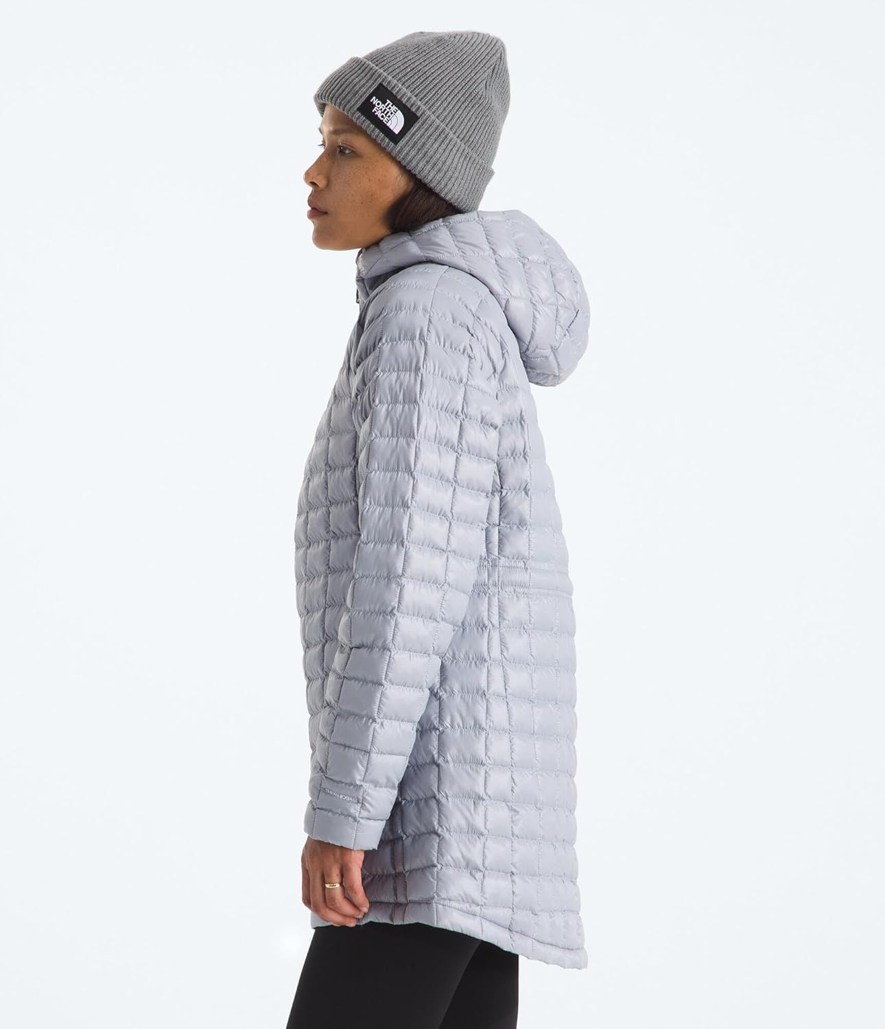 image:imageTHE NORTH FACE Womens Thermoball Hooded Parka Standard amp Plus Size High Loft Insulation Wind amp Water ResistantBlue Flax