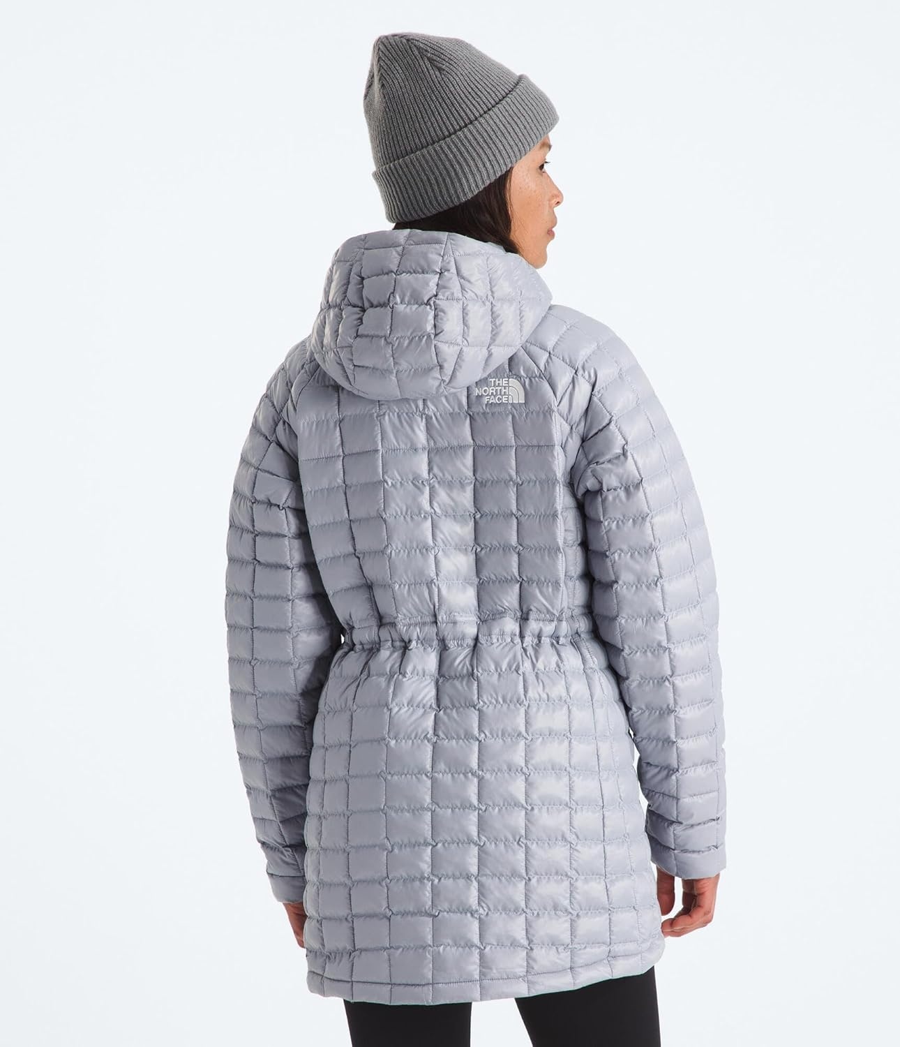image:imageTHE NORTH FACE Womens Thermoball Hooded Parka Standard amp Plus Size High Loft Insulation Wind amp Water ResistantBlue Flax