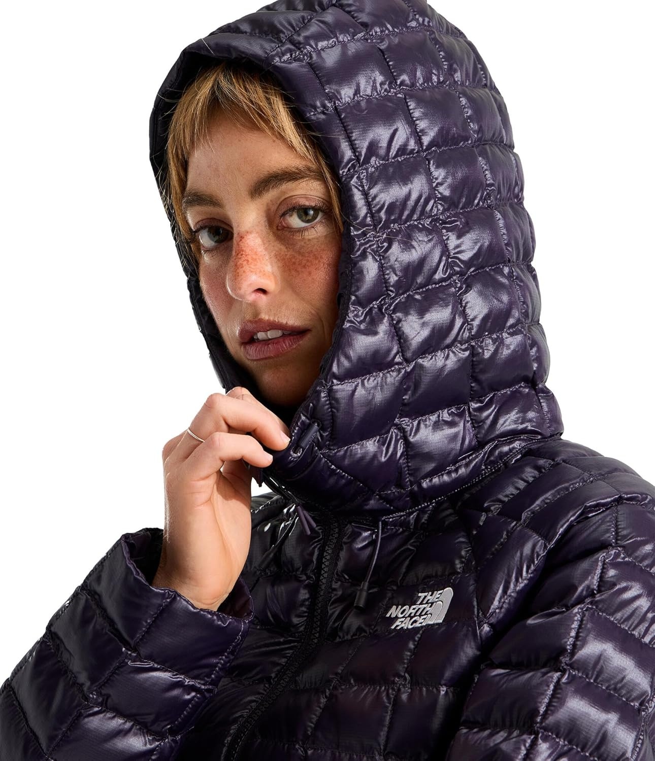 image:imageTHE NORTH FACE Womens Thermoball Hooded Parka Standard amp Plus Size High Loft Insulation Wind amp Water ResistantEndless Dusk