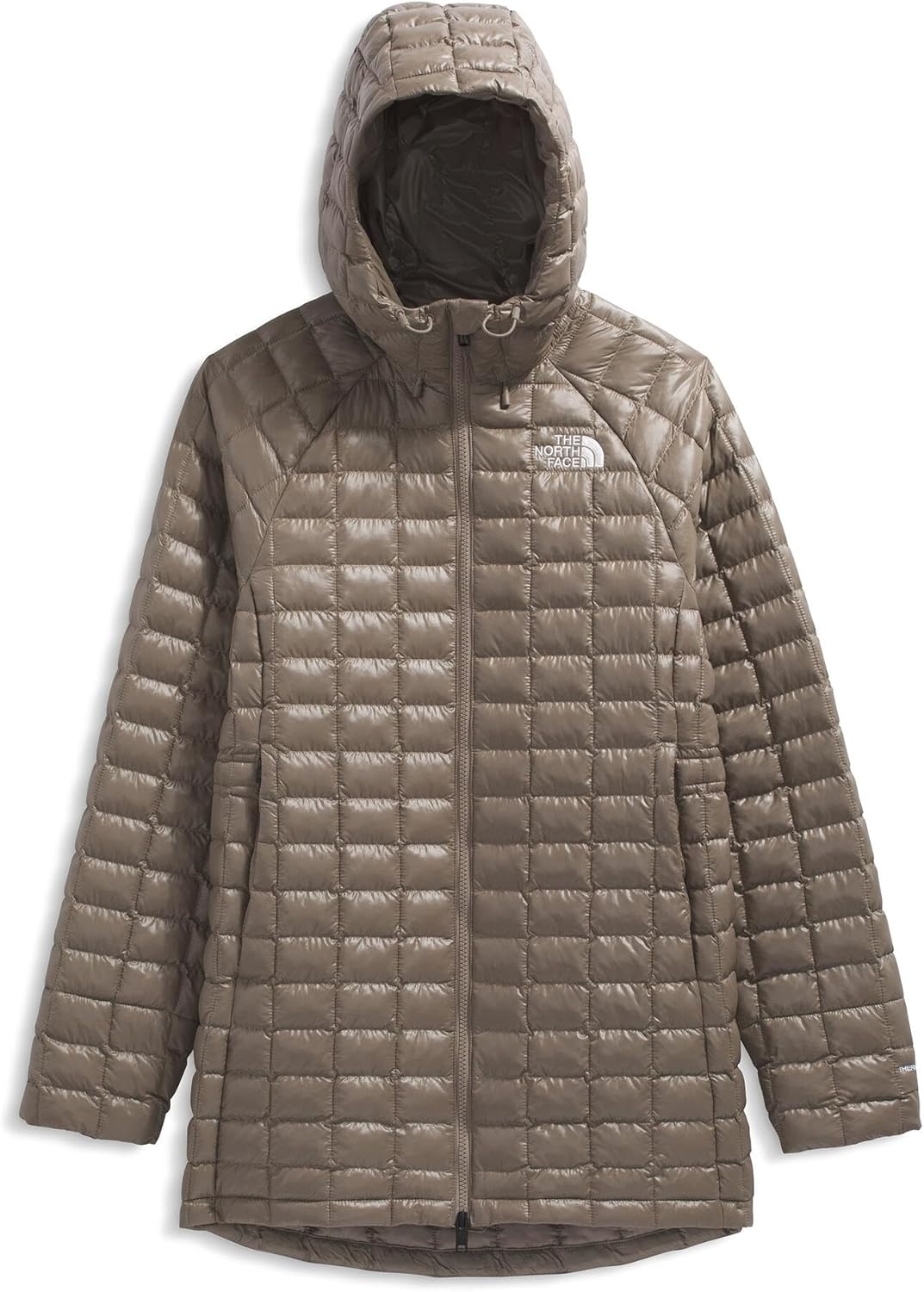 image:imageTHE NORTH FACE Womens Thermoball Hooded Parka Standard amp Plus Size High Loft Insulation Wind amp Water ResistantMocha Brown