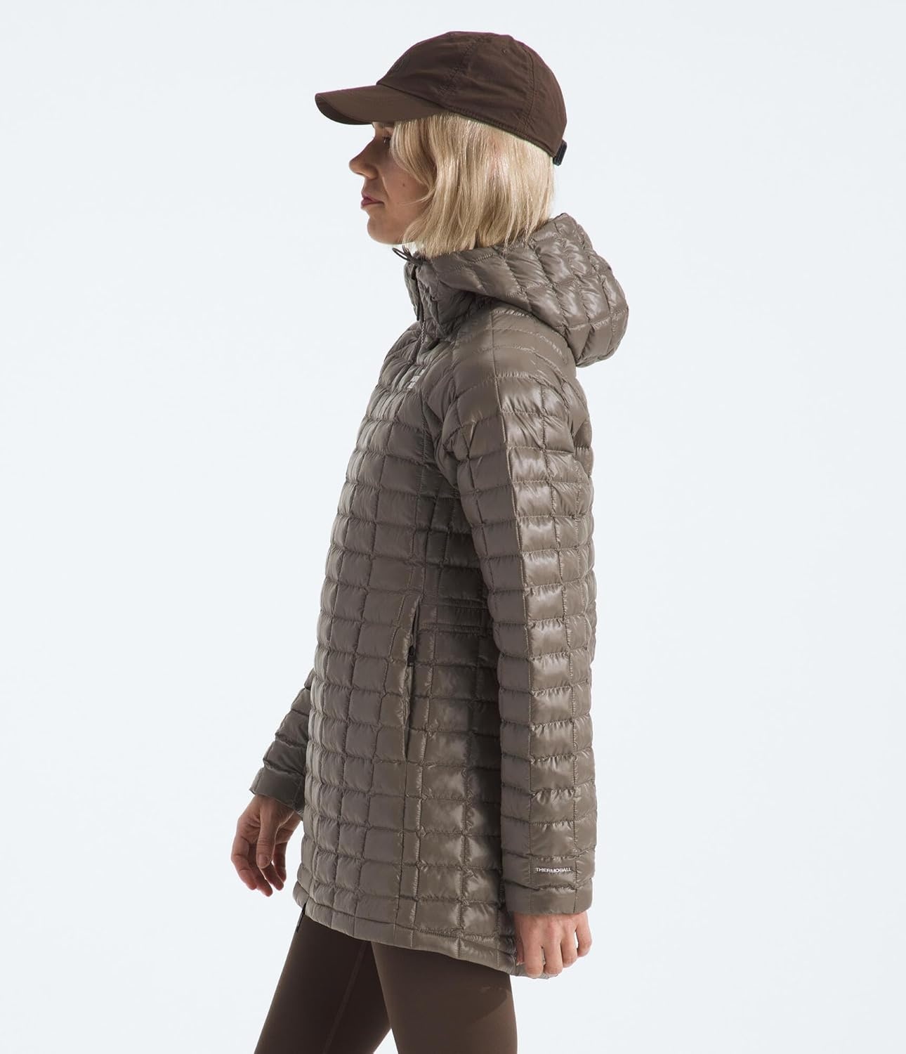 image:imageTHE NORTH FACE Womens Thermoball Hooded Parka Standard amp Plus Size High Loft Insulation Wind amp Water ResistantMocha Brown