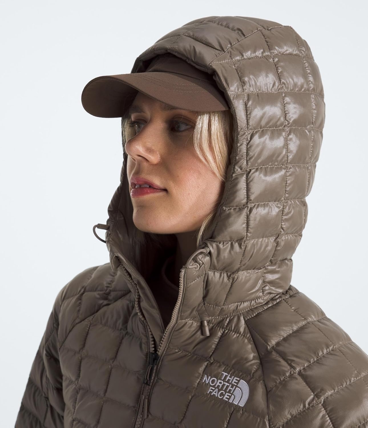 image:imageTHE NORTH FACE Womens Thermoball Hooded Parka Standard amp Plus Size High Loft Insulation Wind amp Water ResistantMocha Brown