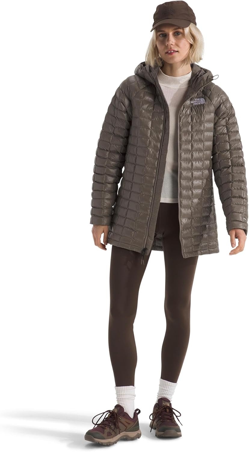 image:imageTHE NORTH FACE Womens Thermoball Hooded Parka Standard amp Plus Size High Loft Insulation Wind amp Water ResistantMocha Brown