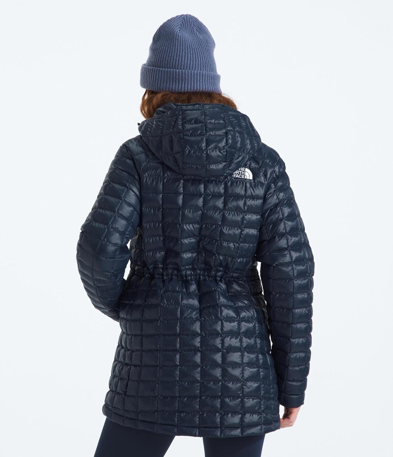 image:imageTHE NORTH FACE Womens Thermoball Hooded Parka Standard amp Plus Size High Loft Insulation Wind amp Water ResistantSummit Navy