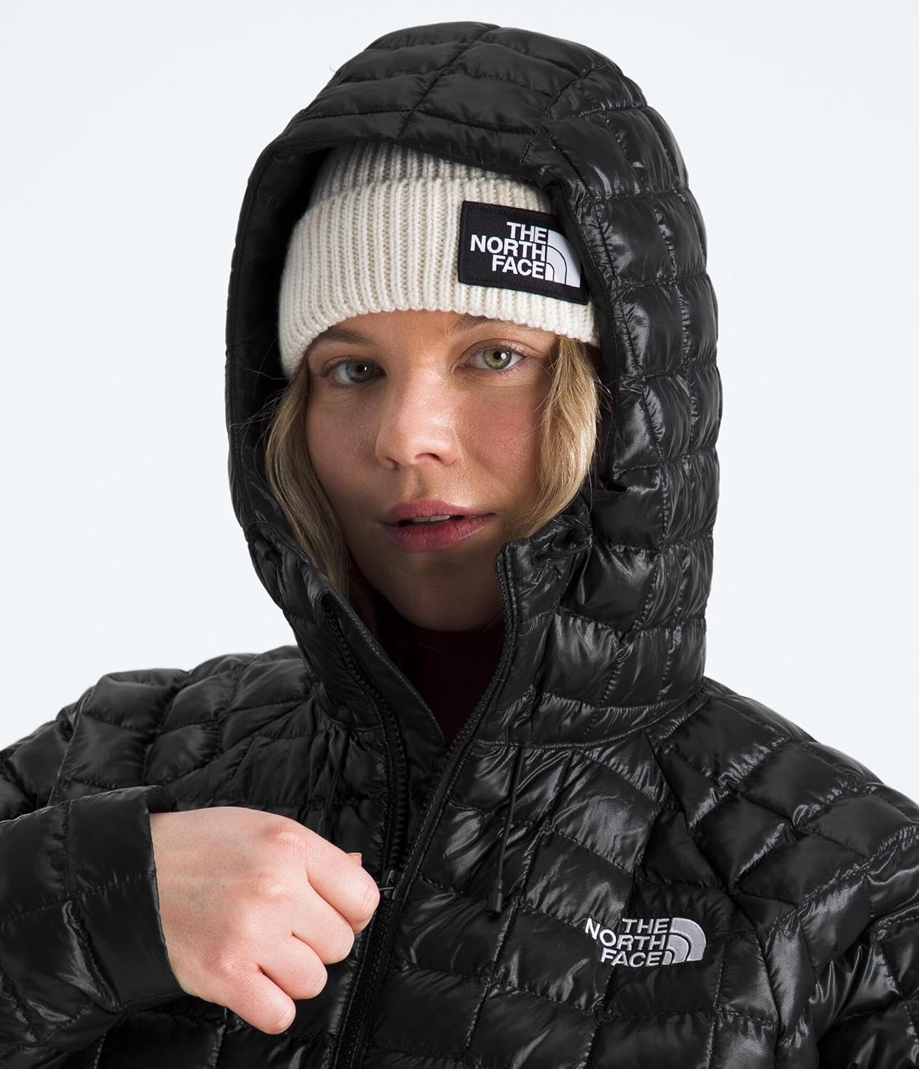 image:imageTHE NORTH FACE Womens Thermoball Hooded Parka Standard amp Plus Size High Loft Insulation Wind amp Water ResistantTnf Black