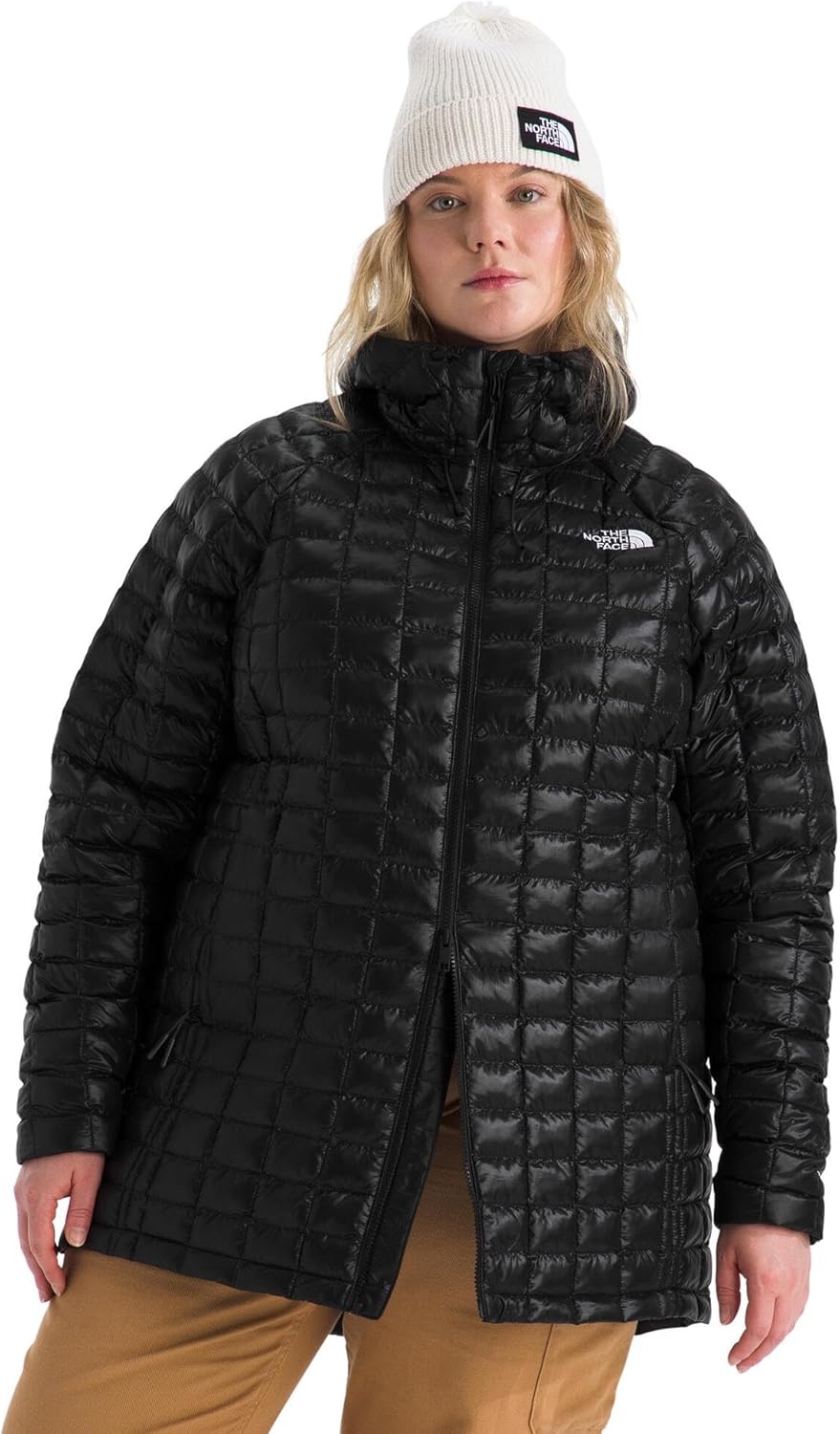 image:imageTHE NORTH FACE Womens Thermoball Hooded Parka Standard amp Plus Size High Loft Insulation Wind amp Water ResistantTnf Black