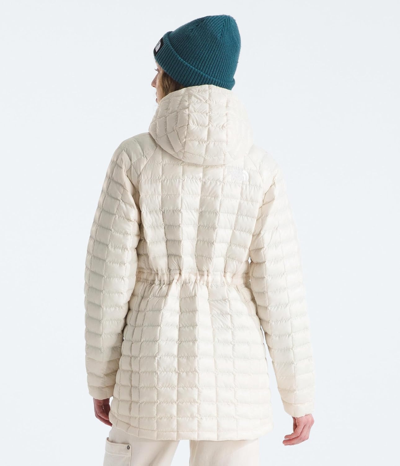 image:imageTHE NORTH FACE Womens Thermoball Hooded Parka Standard amp Plus Size High Loft Insulation Wind amp Water ResistantWhite Dune