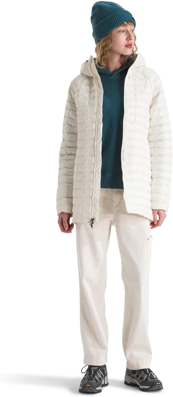 image:imageTHE NORTH FACE Womens Thermoball Hooded Parka Standard amp Plus Size High Loft Insulation Wind amp Water ResistantWhite Dune