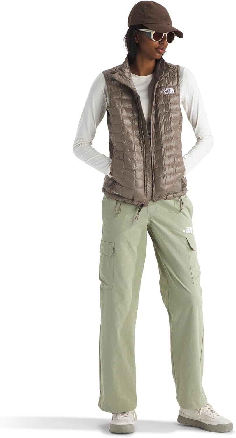 image:imageTHE NORTH FACE Womens Thermoball Vest Lightweight Zip Up Vest With Synthetic Insulation Wind Resistant amp Water RepellentMocha Brown
