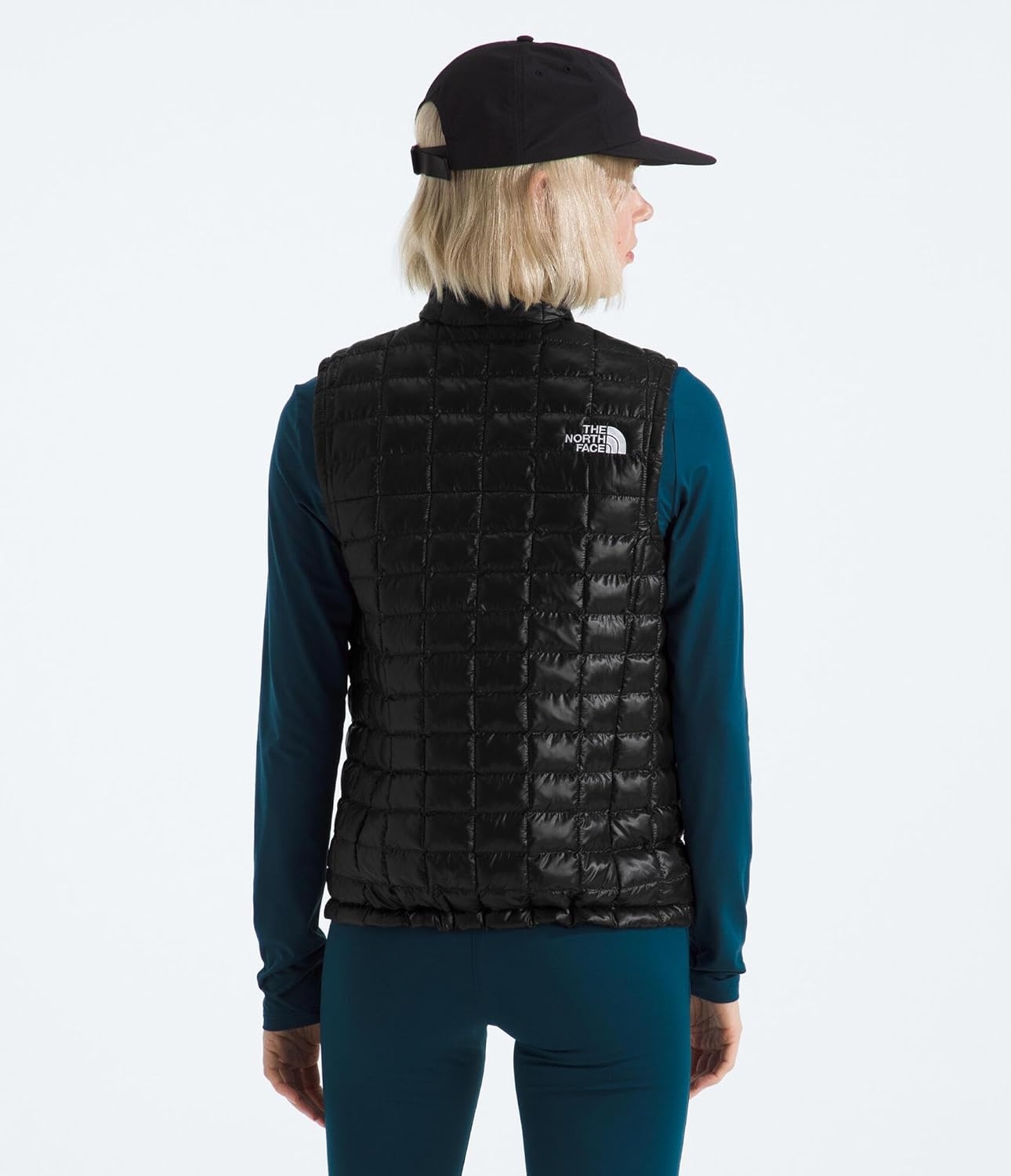 image:imageTHE NORTH FACE Womens Thermoball Vest Lightweight Zip Up Vest With Synthetic Insulation Wind Resistant amp Water RepellentTnf Black