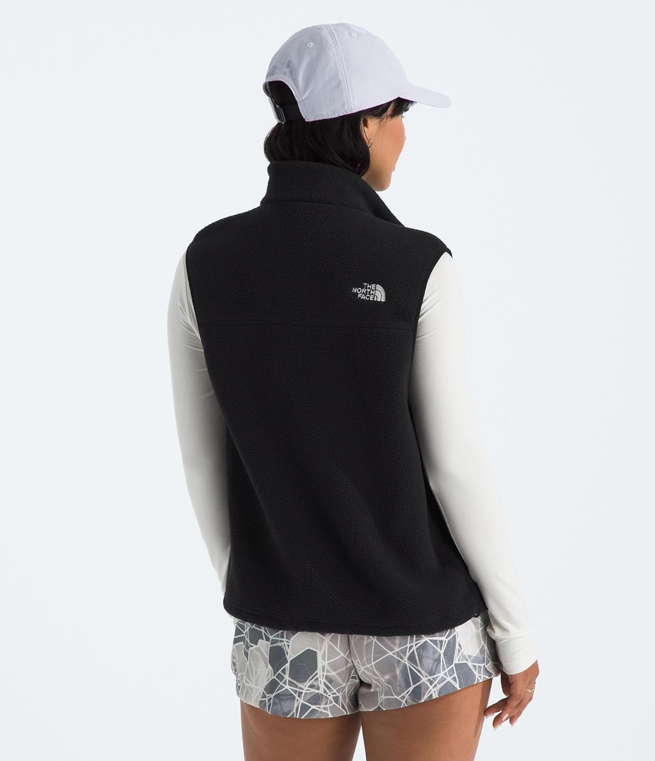 image:imageTHE NORTH FACE Womens Yumiori Vest Lightweight Fleece Zip Up With Stretch Binding Internal Cinch Cord amp Zip PocketsTnf Black