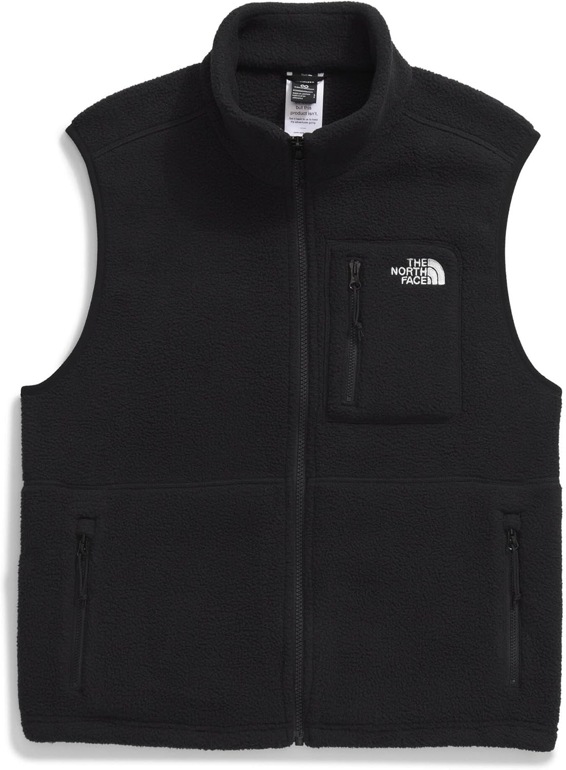 image:imageTHE NORTH FACE Womens Yumiori Vest Lightweight Fleece Zip Up With Stretch Binding Internal Cinch Cord amp Zip PocketsTnf Black