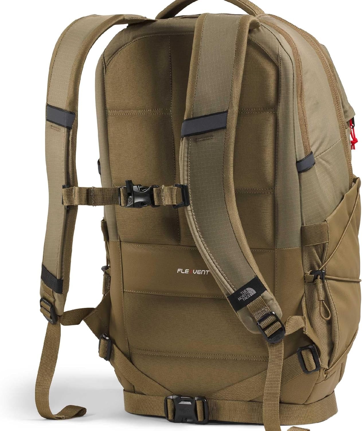 image:imageThe North Face Borealis Commuter Laptop Backpack Water Repellent Laptop Sleeve Large Main Compartment TNF BlackTNF BlackNPF One SizeCedarLava Red