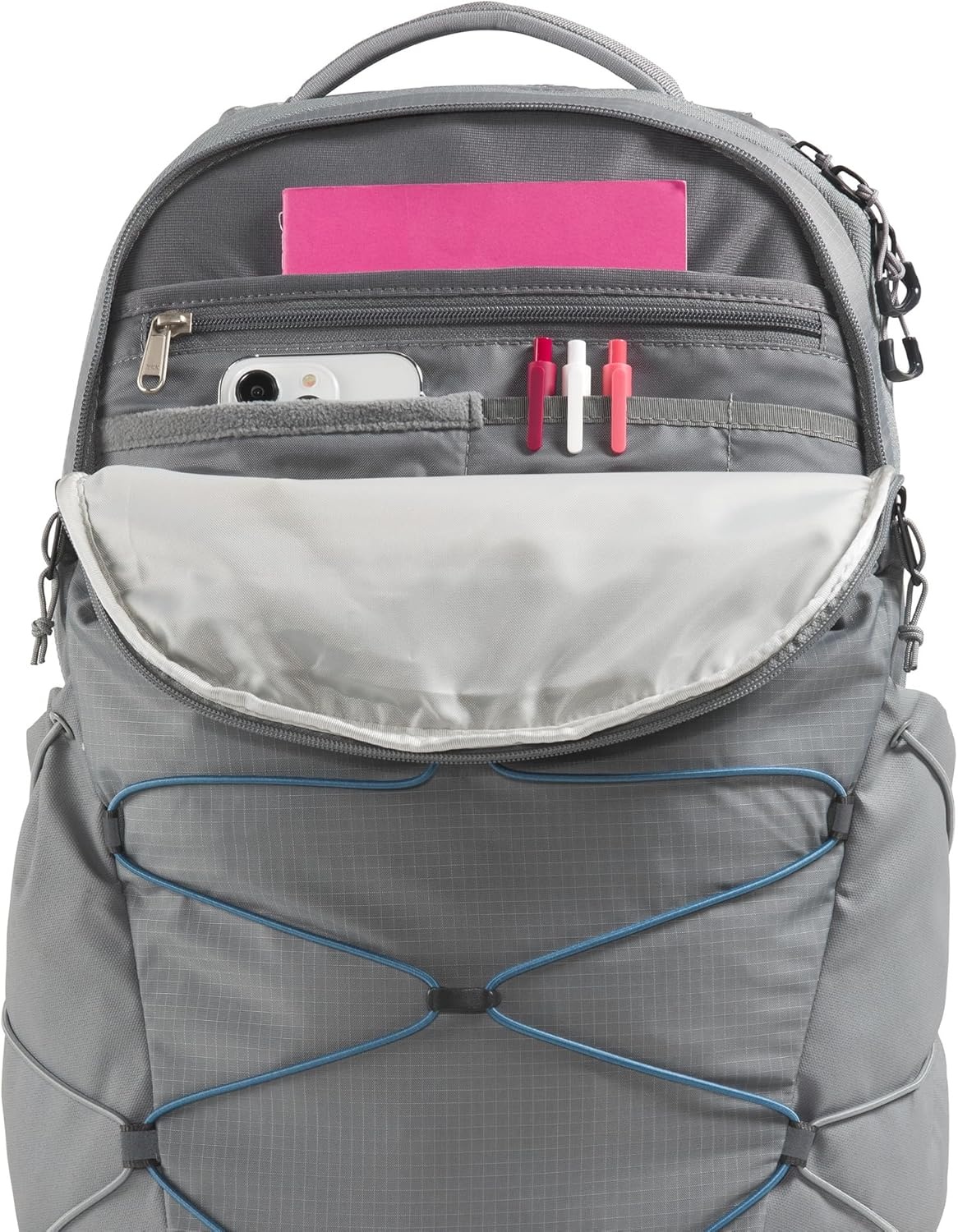 image:imageThe North Face Borealis Commuter Laptop Backpack Water Repellent Laptop Sleeve Large Main Compartment TNF BlackTNF BlackNPF One SizeConcrete