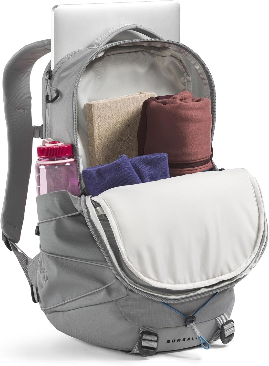 image:imageThe North Face Borealis Commuter Laptop Backpack Water Repellent Laptop Sleeve Large Main Compartment TNF BlackTNF BlackNPF One SizeConcrete