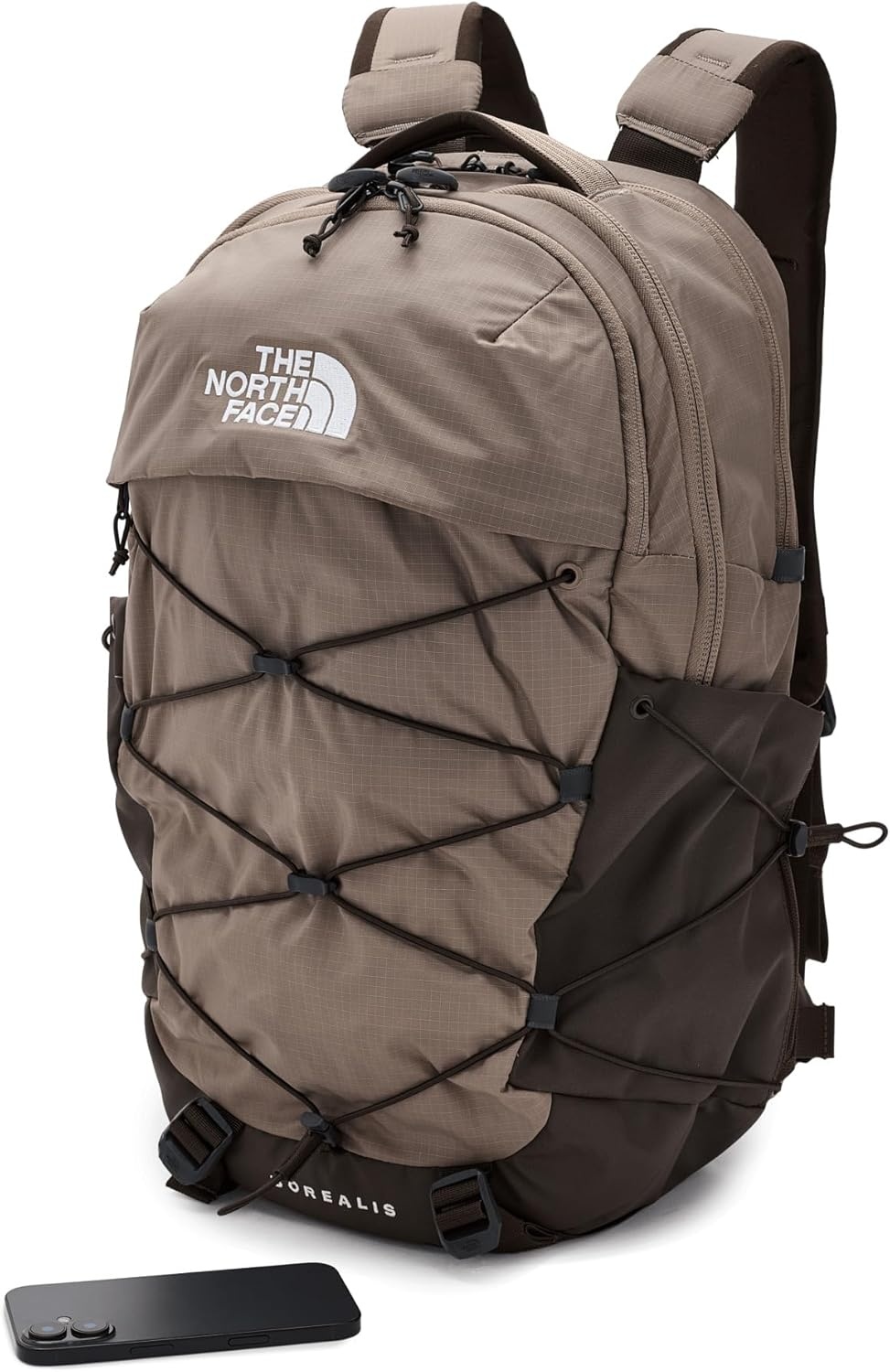 image:imageThe North Face Borealis Commuter Laptop Backpack Water Repellent Laptop Sleeve Large Main Compartment TNF BlackTNF BlackNPF One SizeGarnetDark Chestnut