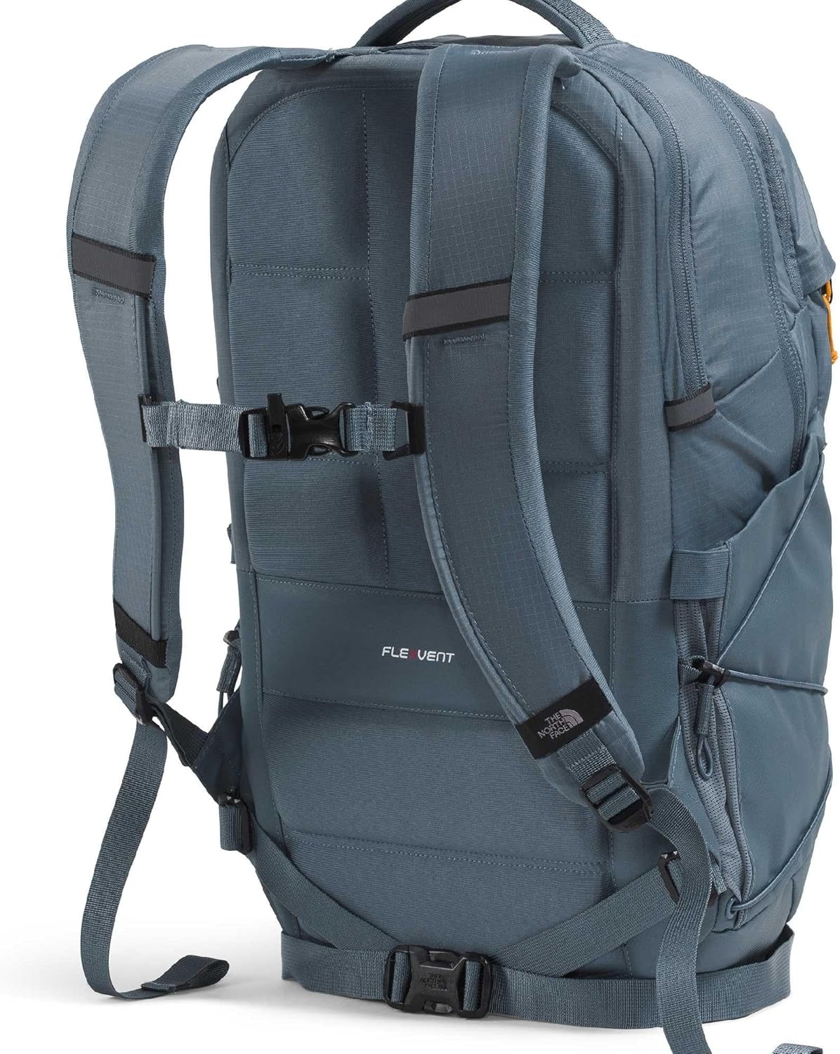image:imageThe North Face Borealis Commuter Laptop Backpack Water Repellent Laptop Sleeve Large Main Compartment TNF BlackTNF BlackNPF One SizeGranite GreyDust Orange