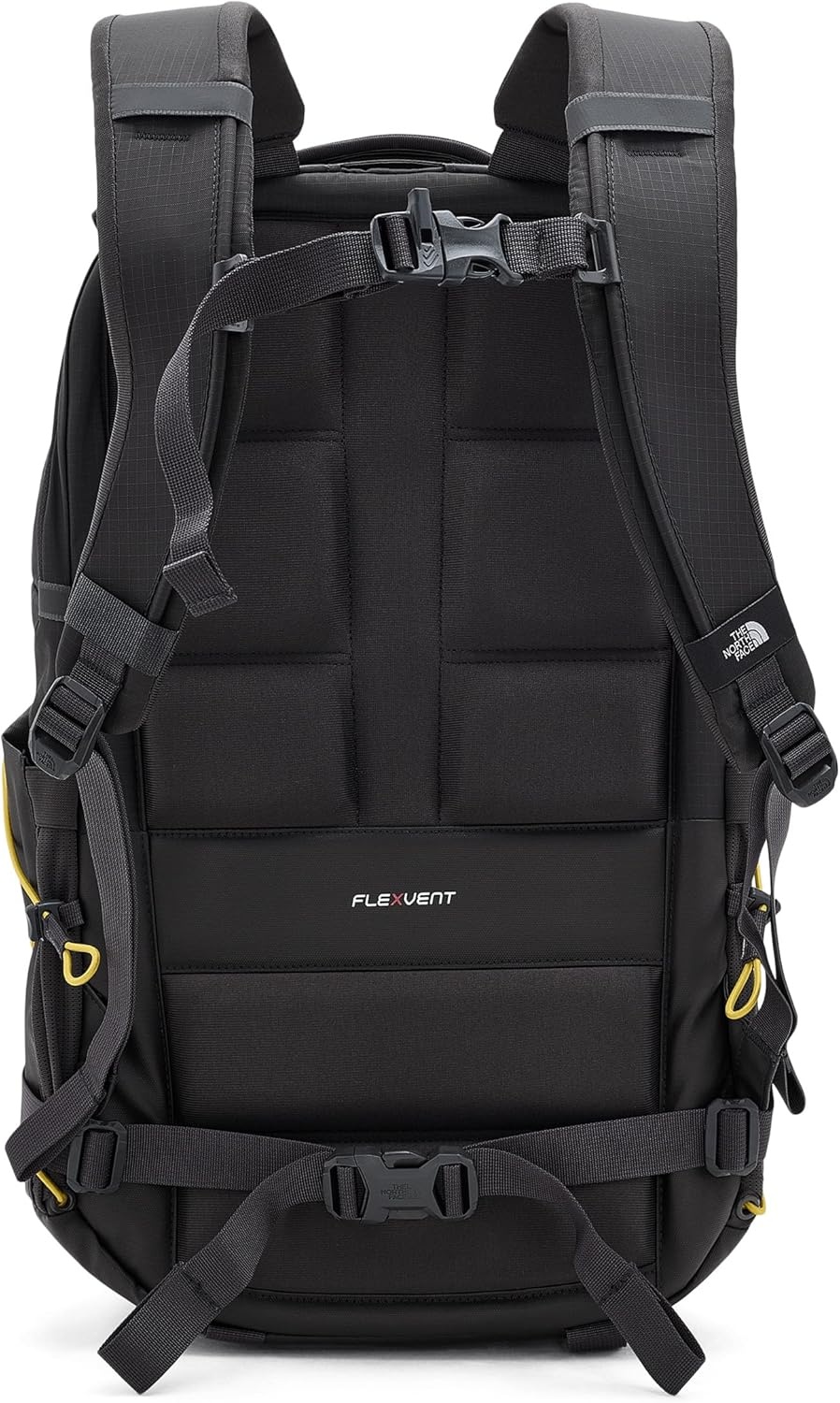 image:imageThe North Face Borealis Commuter Laptop Backpack Water Repellent Laptop Sleeve Large Main Compartment TNF BlackTNF BlackNPF One SizeLeadPigment Yellow