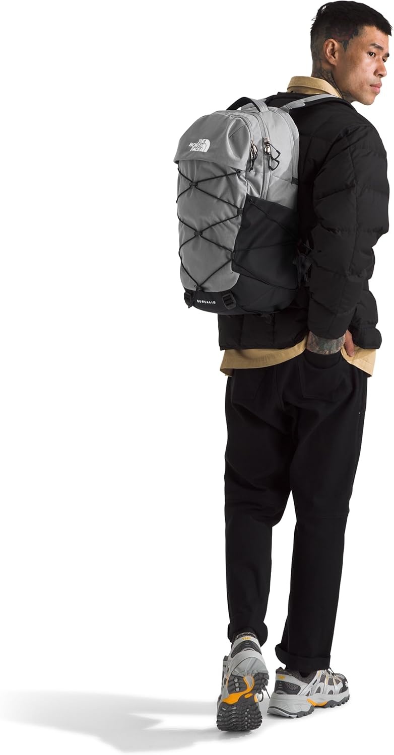image:imageThe North Face Borealis Commuter Laptop Backpack Water Repellent Laptop Sleeve Large Main Compartment TNF BlackTNF BlackNPF One SizeMeld Grey Dark HeatherTnf Blacknpf