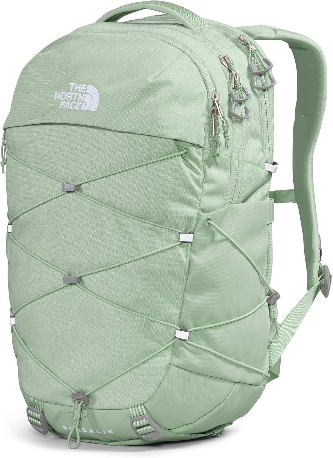 image:imageThe North Face Borealis Commuter Laptop Backpack Water Repellent Laptop Sleeve Large Main Compartment TNF BlackTNF BlackNPF One SizeMisty Sage Dark HeatherMeld Grey