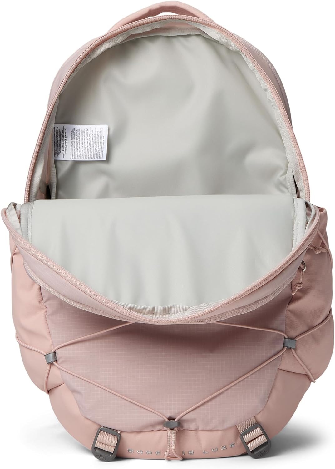 image:imageThe North Face Borealis Commuter Laptop Backpack Water Repellent Laptop Sleeve Large Main Compartment TNF BlackTNF BlackNPF One SizePink MossSilver Metallic