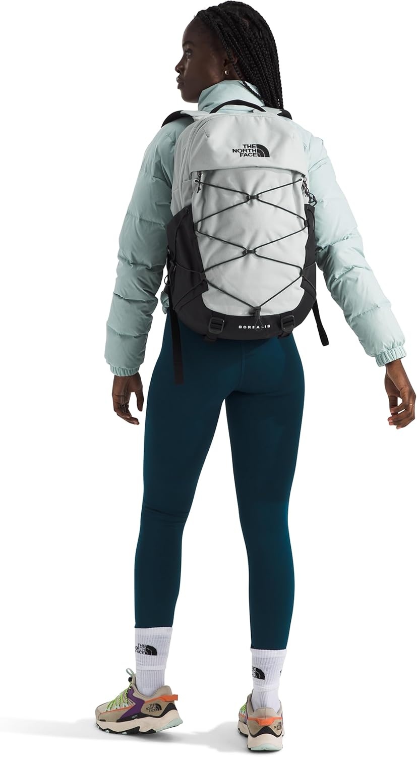 image:imageThe North Face Borealis Commuter Laptop Backpack Water Repellent Laptop Sleeve Large Main Compartment TNF BlackTNF BlackNPF One SizeTin Grey Dark HeatherAsphalt GreyTnf Blacknpf