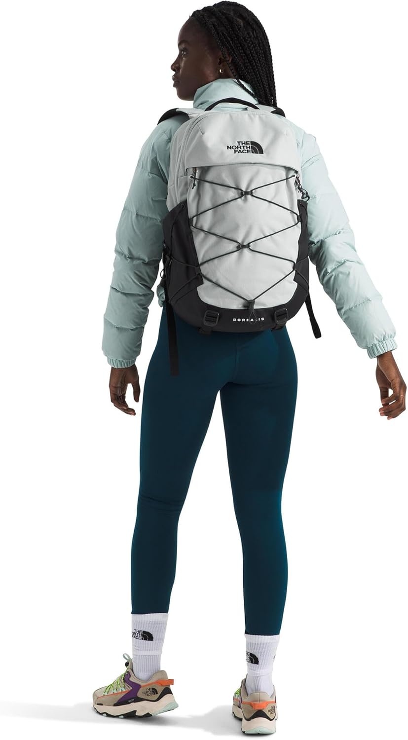 image:imageThe North Face Borealis Commuter Laptop Backpack Water Repellent Laptop Sleeve Large Main Compartment TNF BlackTNF BlackNPF One SizeTin Grey Dark HeatherAsphalt GreyTnf Blacknpf